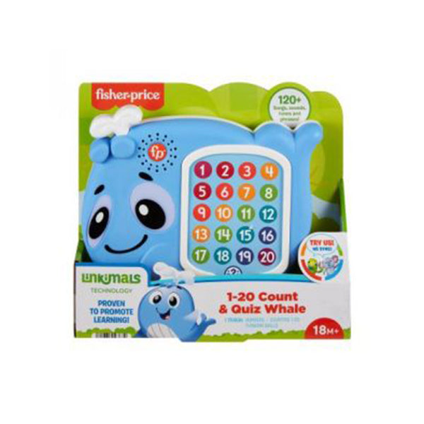 Fisher Price Count and Quiz Whale Educational Toy