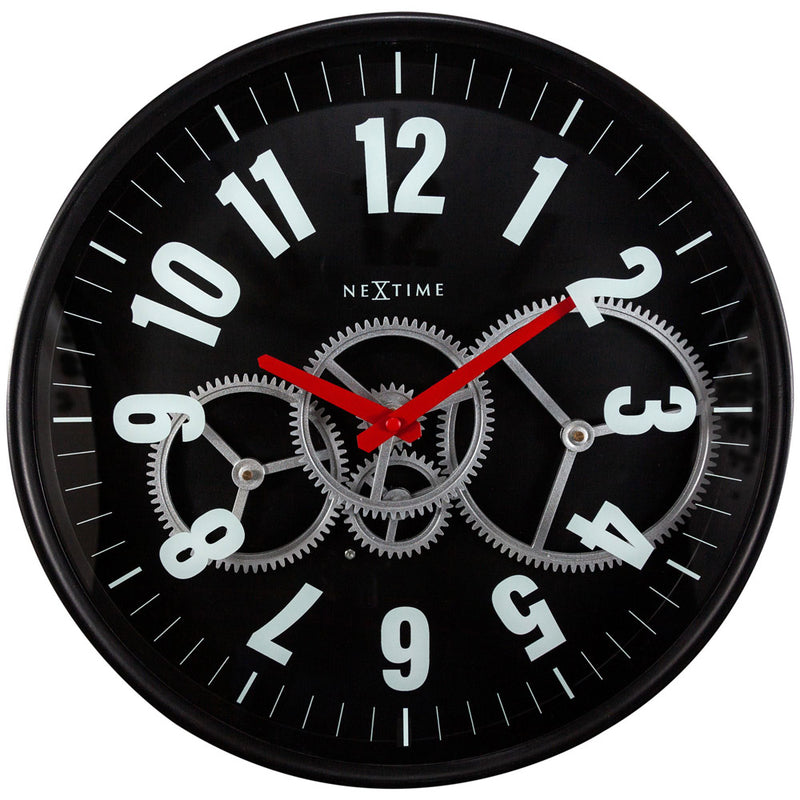 NeXtime Modern Gear Wall Clock 36cm