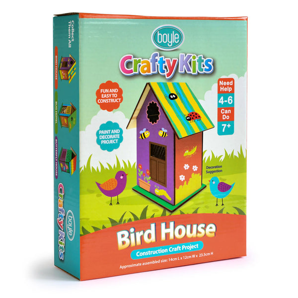 Crafty Kits Bird House Construction DIY Project