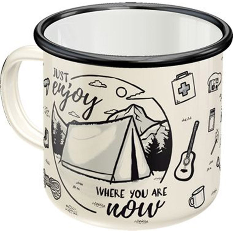 Nostalgic-Art The Mountains Are Calling Enamel Mug