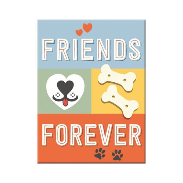 Nostalgic-Art Friends Forever Magnet (6x8cm)