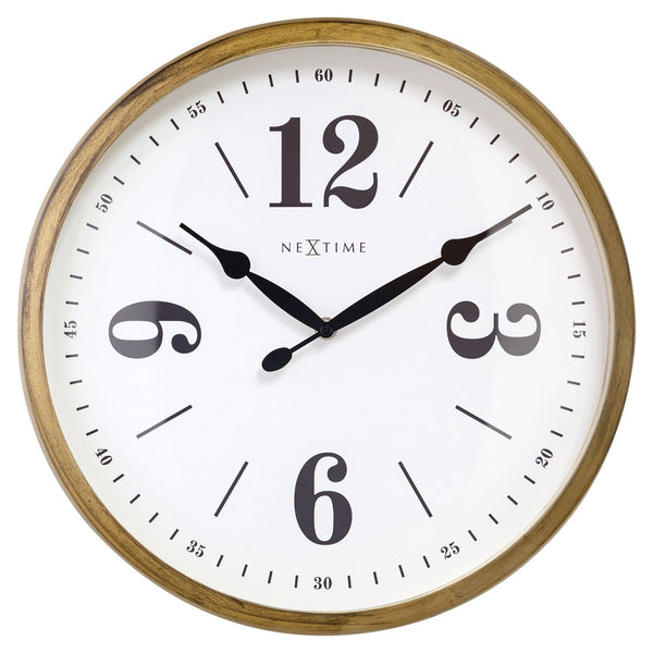 NeXtime Classic Wall Clock 39cm (Gold)