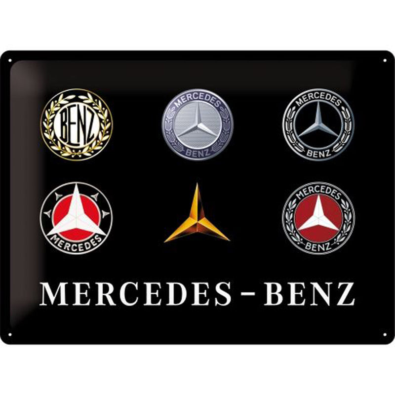 Nostalgic-Art Large Sign Mercedes-Benz