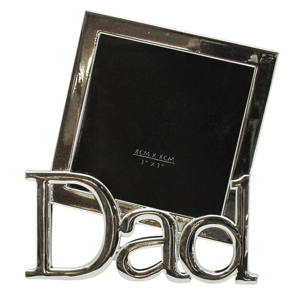 Dad Frame Silver (8x8cm)