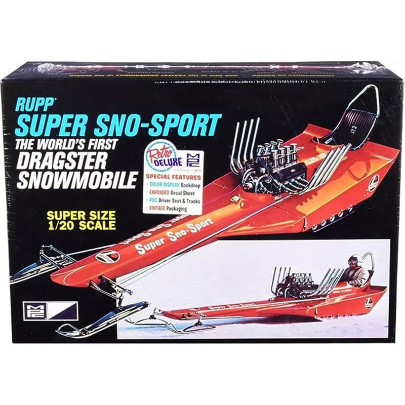 Rupp Super Sno-Sport Snow Dragster Plastic Kit 1:20 Scale