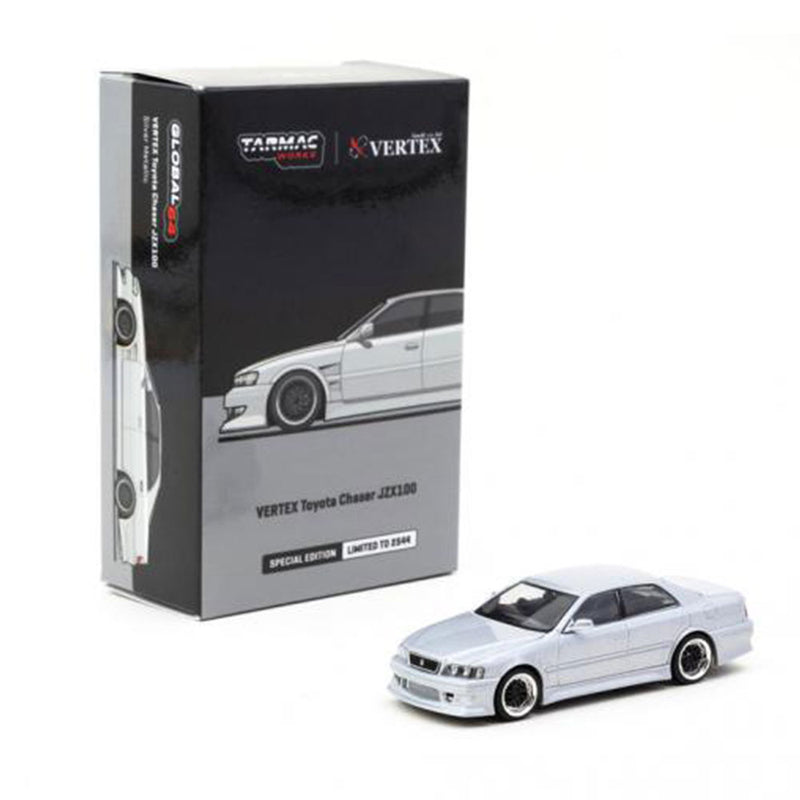 Vertex Toyota Chaser JZX100 1:64 Model Car (Silver Metallic)