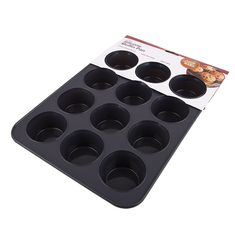 Daily Bake Silicone 12-Cup Muffin Pan