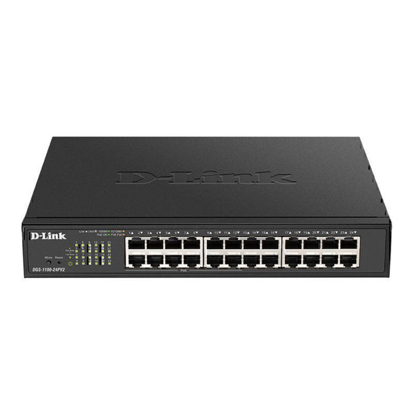 D-Link 24-Port Gigabit Smart Managed Switch w/ 12 PoE Ports