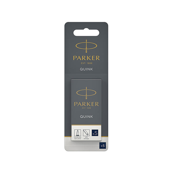 Parker Blue/Black Fountain Pen Refill 5pk (Box of 12)