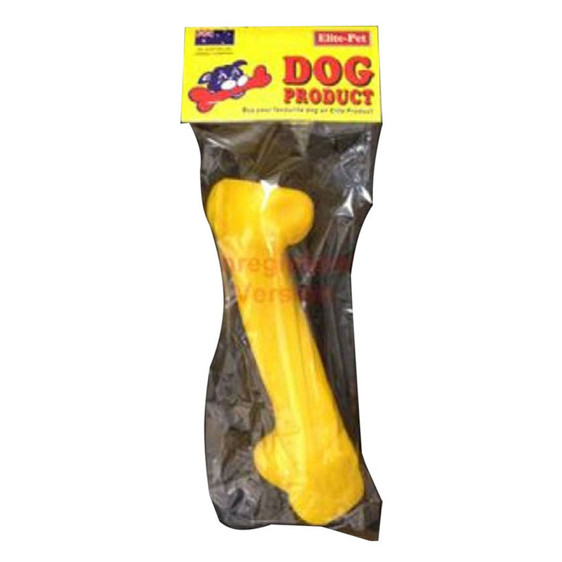 Elite Pet Squeaky Bone Dog Toy