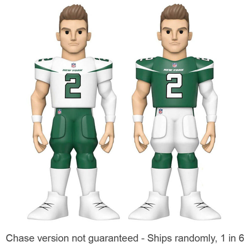 NFL: NY Jets Zach Wilson Vinyl Gold Chase Ships 1 in 6