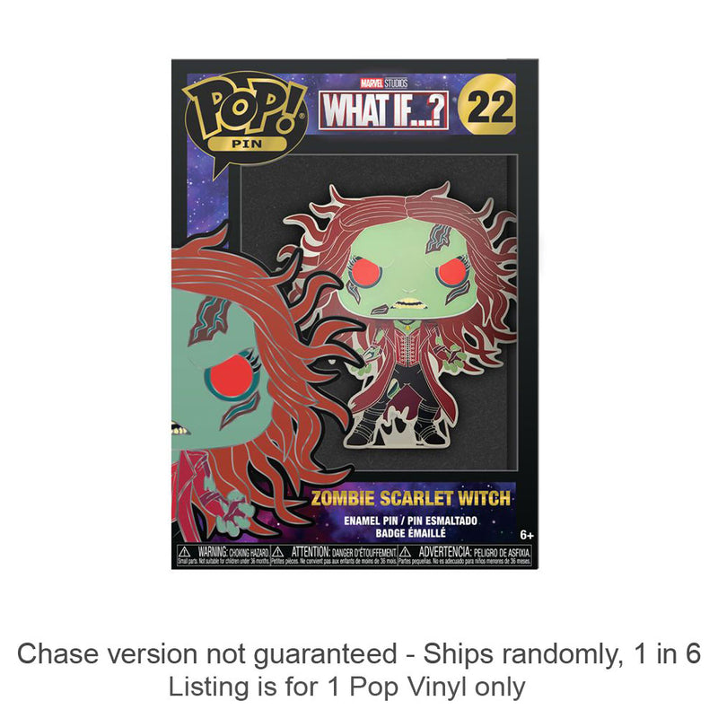 Scarlet Witch 4" Pop! Enamel Pin Chase Ships 1 in 6