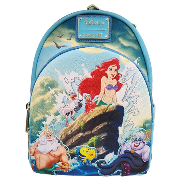 Little Mermaid 1989 Wave Scenic US Exclusive Mini Backpack