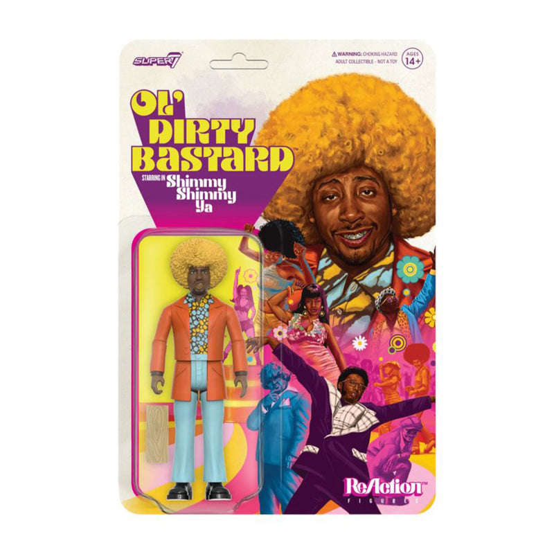 Ol' Dirty Bastard Shimmy Shimmy Ya ReAction 3.75" Figure