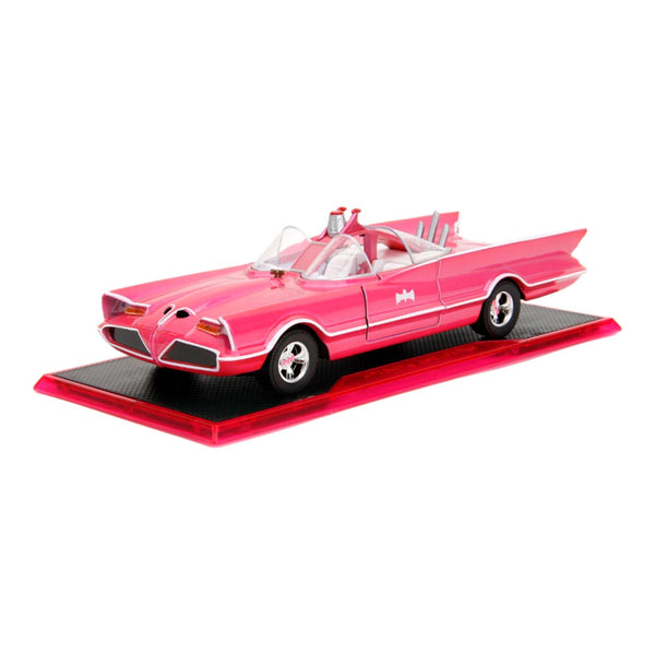 Pink Slips Classic Batmobile Pink 1:24 Scale Diecast Vehicle