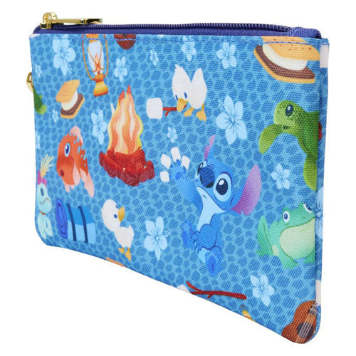 Lilo & Stitch Camping Cuties All-over-print Nylon Wristlet