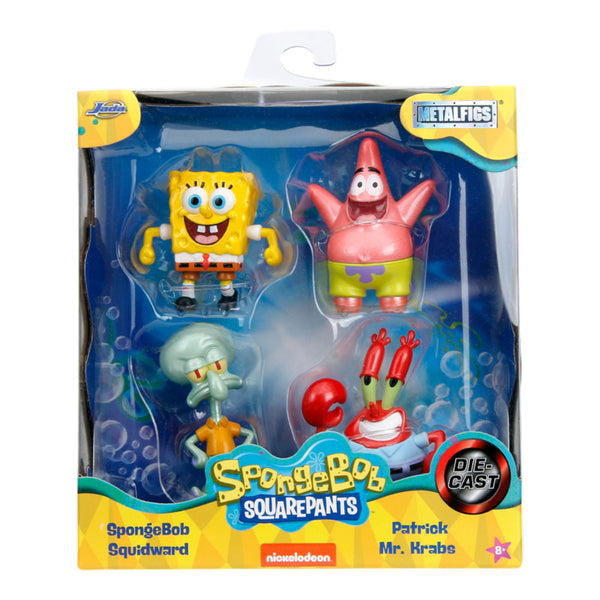 Spongebob Squarepants 2.5" MetalFig 4-Pack