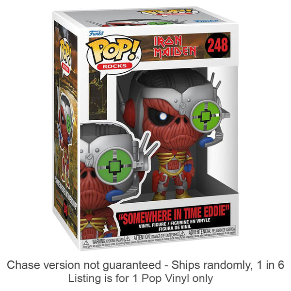 Eddie Somewhere in Time Pop! Vinyl Chase Ships 1 in 6