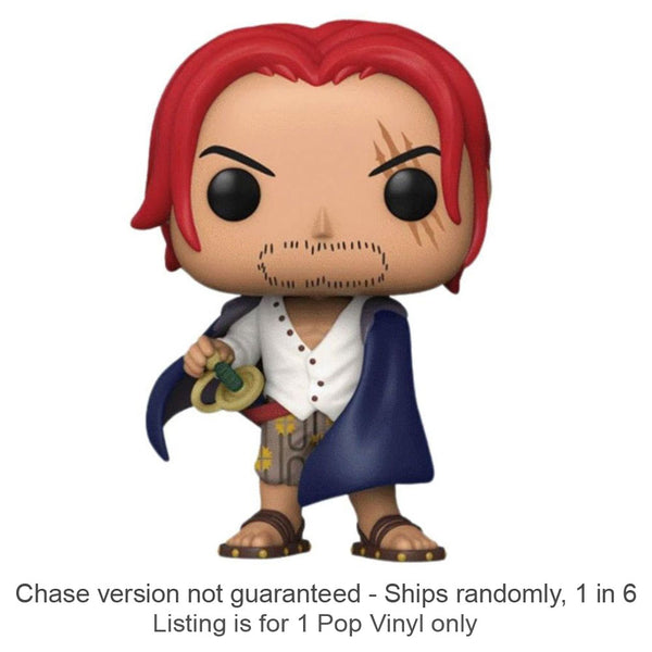 One Piece Shanks US Exclusive Pop! Vinyl Chase Ships 1 in 6