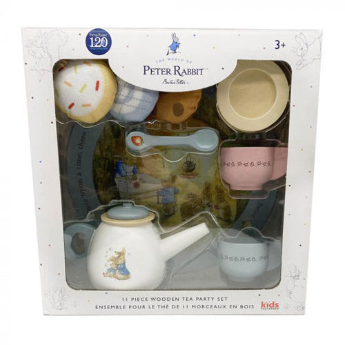 Peter Rabbit Wooden Tea Party Set