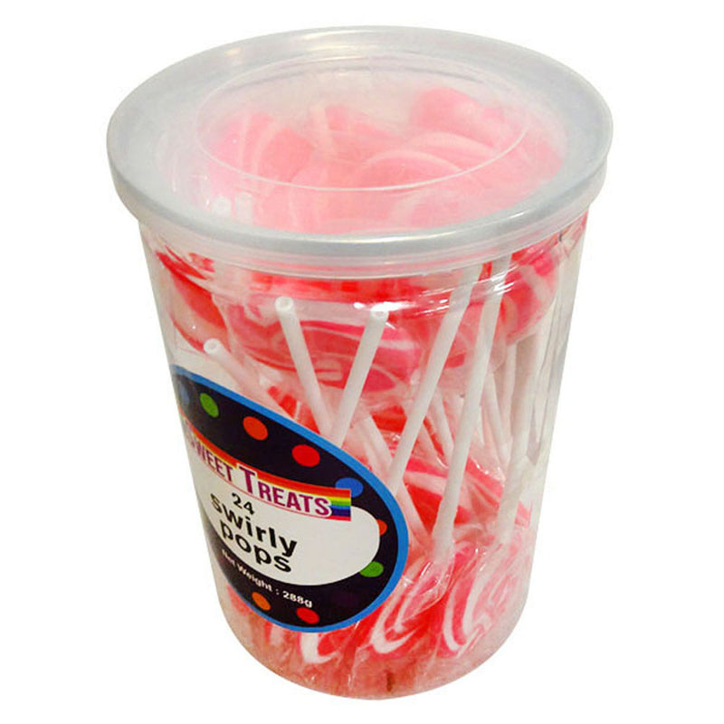 Sweet Treats Small Swirly Pops 4cm (24x12g)