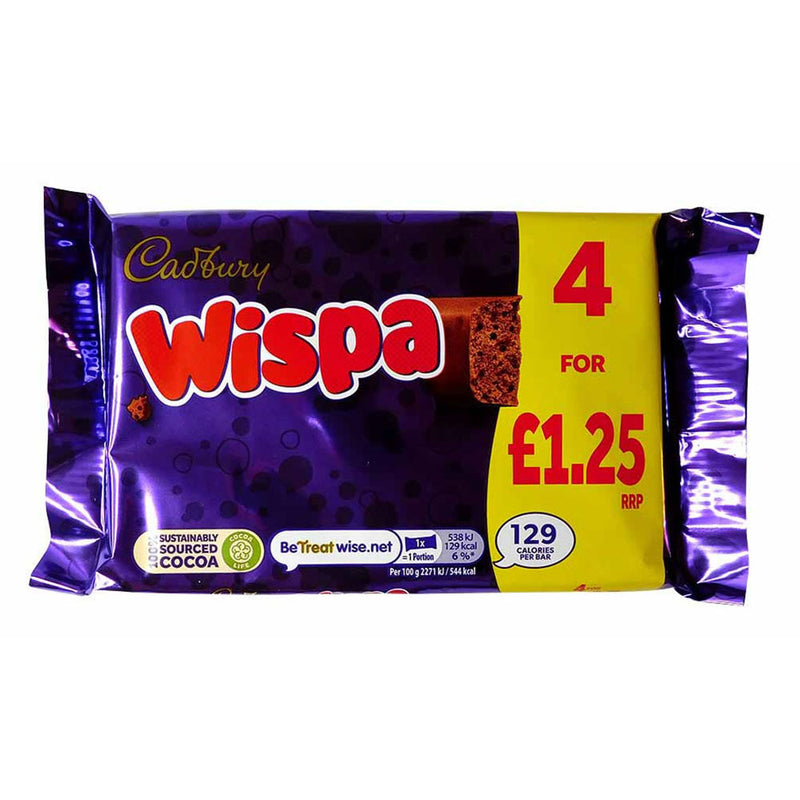 Cadbury Wispa Bar (4x23.7g)