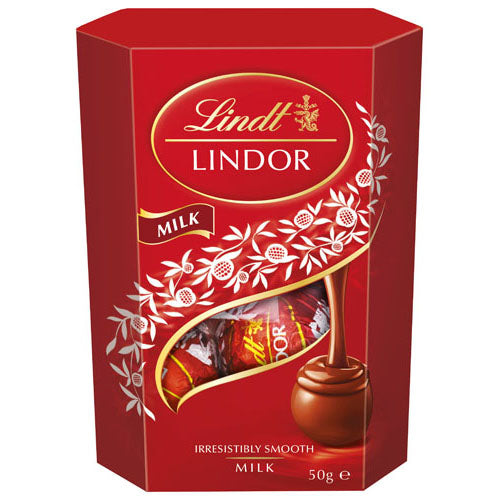 Lindt Lindor Milk Chocolate Balls Mini Cornet (4pc Box)