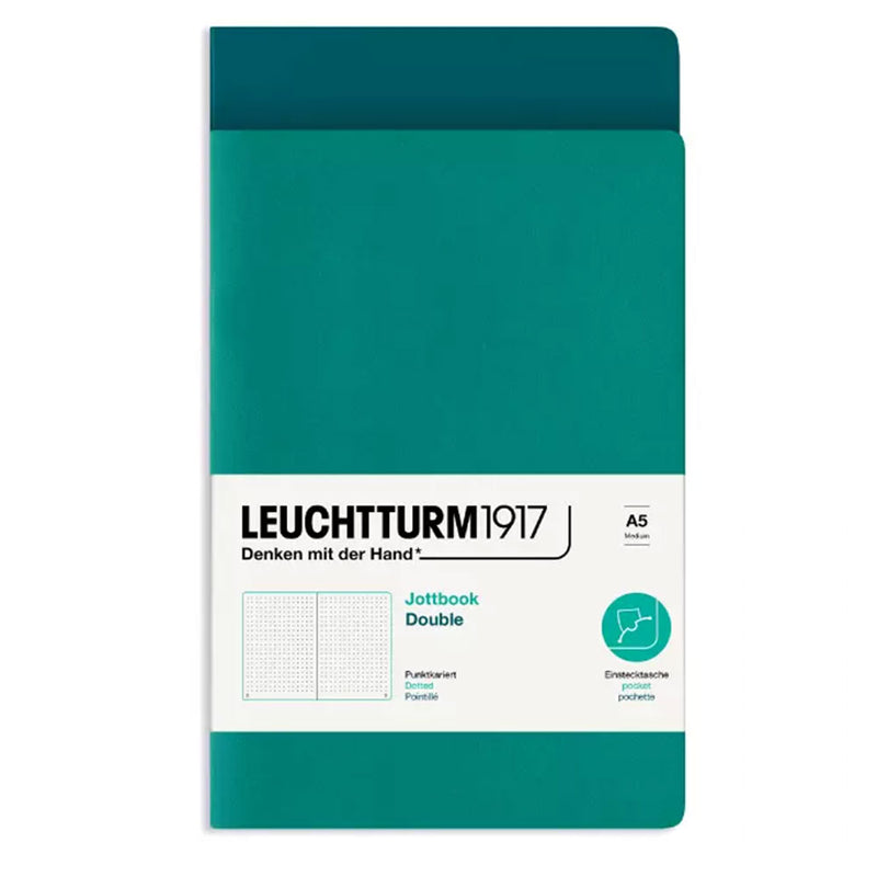 Leuchtturm Twin Pack Jottbook Dotted A5