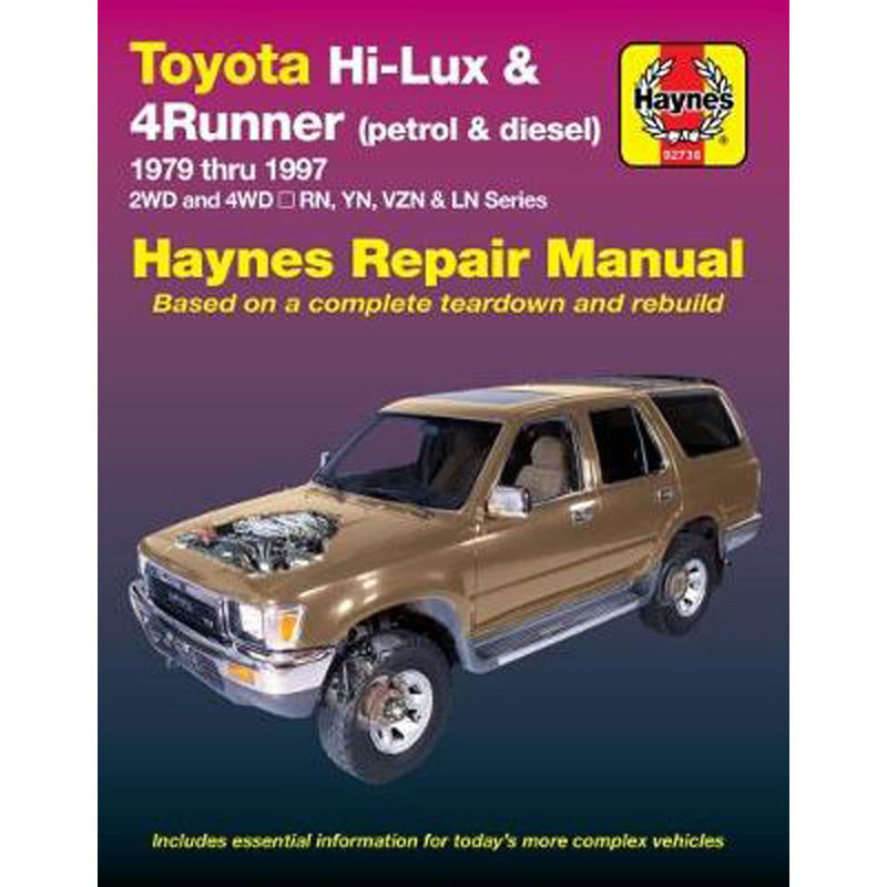 Toyota Hilux/4 Runner Diesel 1979-1997 Auto Repair Manual