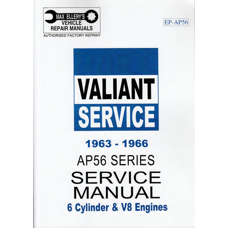 Valiant 1963-1966 AP5 and AP6 Series Repair Manual