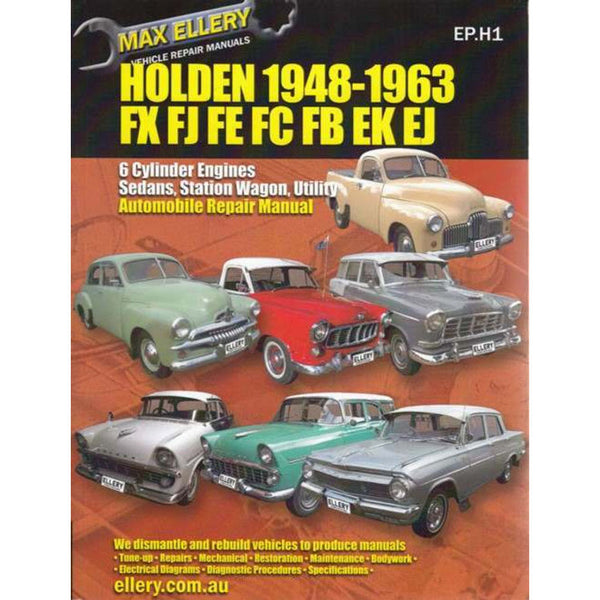 Holden 1948-1963 FX FJ FE FC FB EK EJ Repair Manual