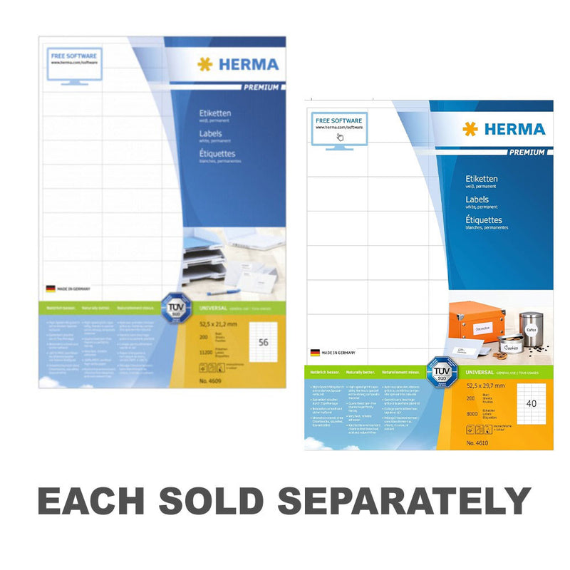 Herma Premium Labels A4 52.5mm 200pc