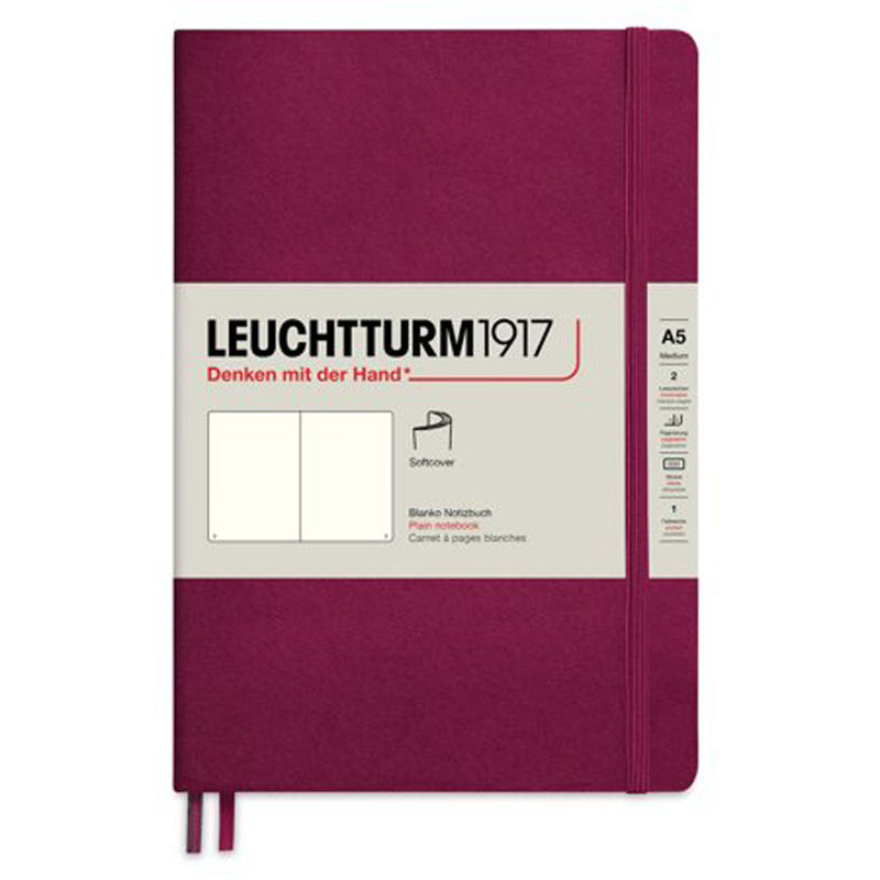 Leuchtturm Softcover Plain Notebook A5