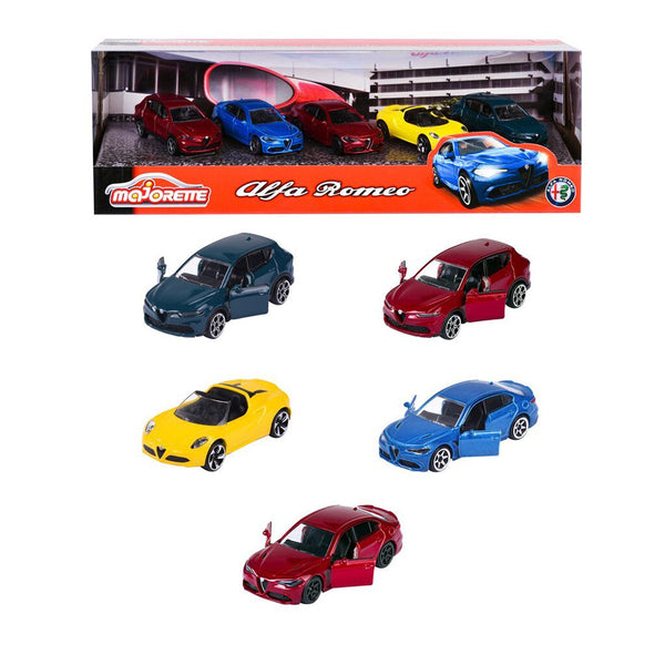 Majorette Alfa Romeo 5-Piece Car Gift Pack