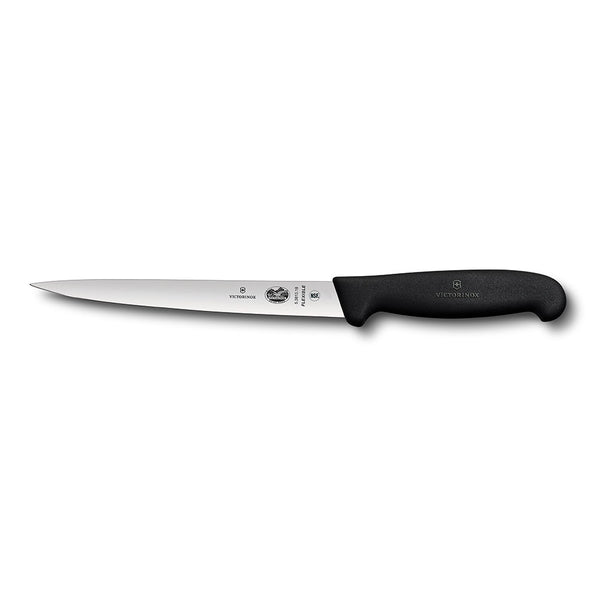 Fibrox Extra Flexible Blade Filleting Knife 18cm (Black)