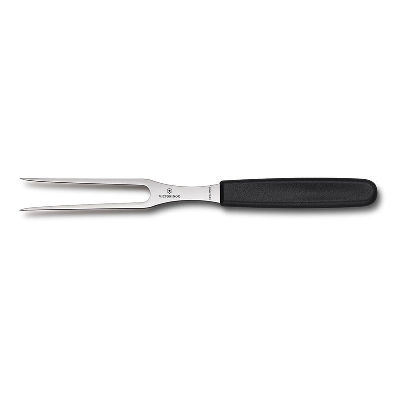 Flat Tines Nylon Carving Fork 15cm (Black)