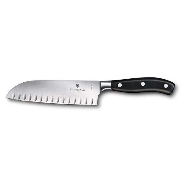 Fluted Blade Forged Santoku Knife in Gift Box 17cm