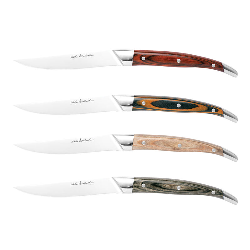 Wilkie Brothers Pakka Steak Knife Set (Pack of 4)