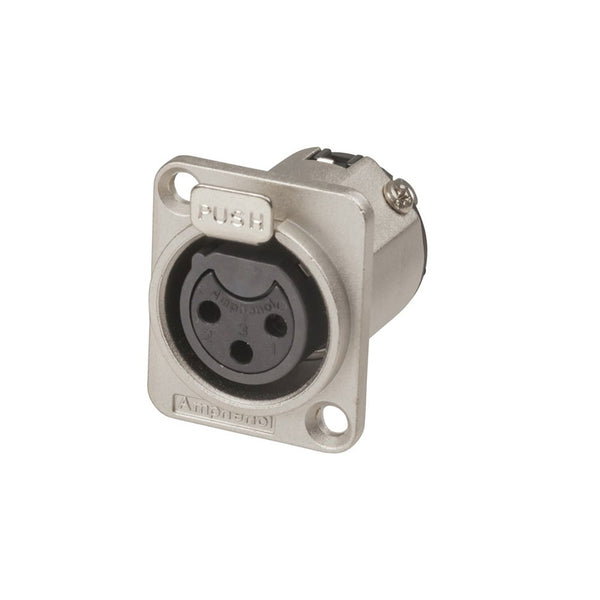 Amphenol Chassis Mount D-Series XLR Socket (Female)