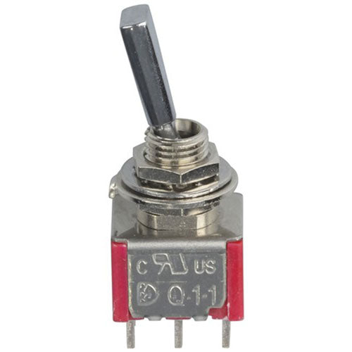 Flattened Actuator Mini Toggle Switch