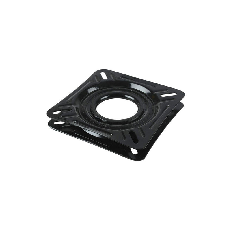 Steel Boat Square Seat Swivel 175mm (Black)