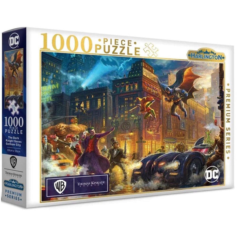 Thomas Kinkade Dark Knight Saves Gotham City Puzzle 1000pcs