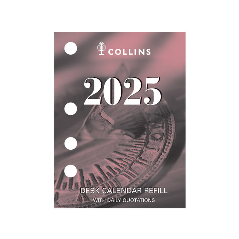 Collins 2025 Desk Calendar Refill (76x102mm)