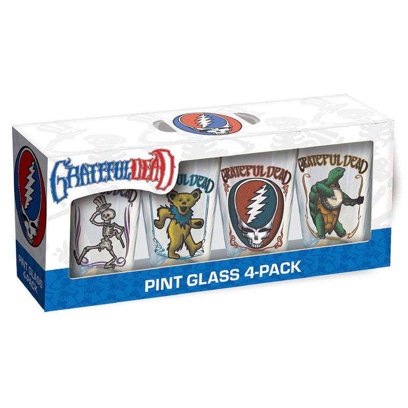 Grateful Dead Retro Pint 4-Pack