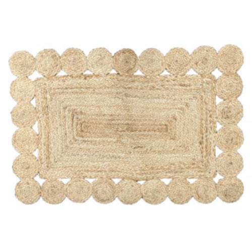 Lyla Round-Edged Jute Rug