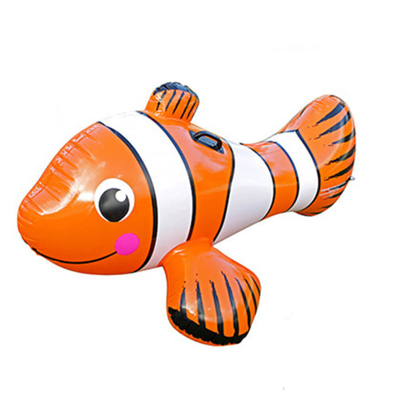 Inflatable Ride on Clown Fish Orange (147x87x56cm)