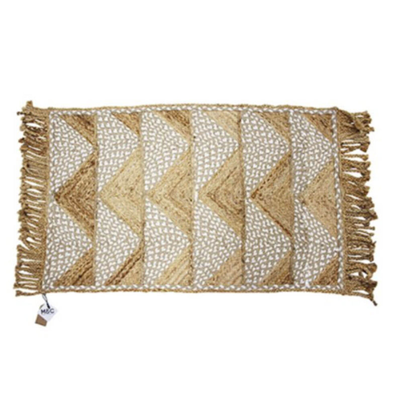 Laaj Jute Cotton Braided Rug