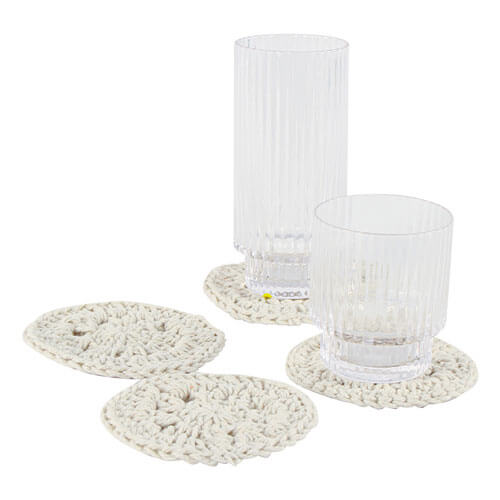 Tatun Macrame Coasters (Set of 4)