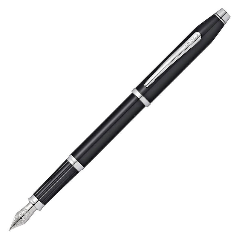 Cross Century II Black Lacquer & Chrome Fountain Pen