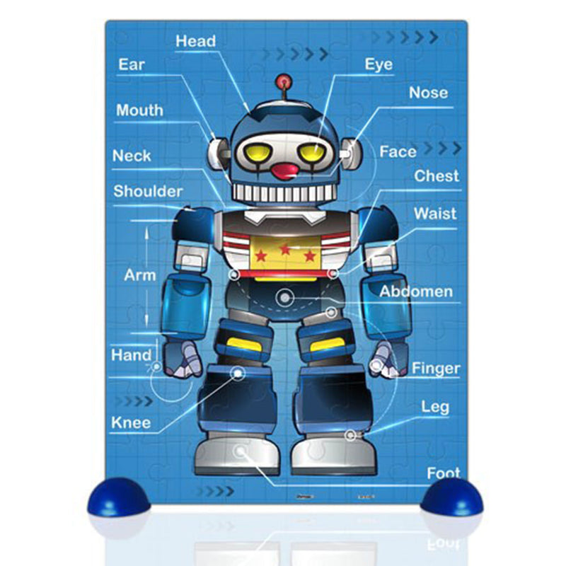 Pintoo Plastic Robots Body Puzzle 48pcs